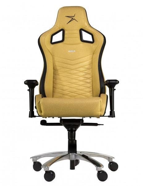 Gaming Chair - Flash XL Size Series Ergonomic Golden Computer Gaming Office Chair With Pillows - FLI