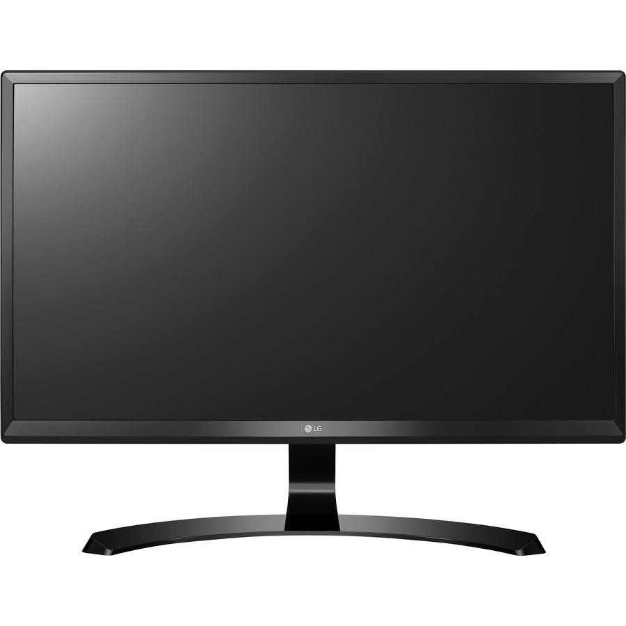 LG 24UD58-B 23.8" 4K UHD LED LCD Monitor - 16:9 - Matte Black, Glossy Black