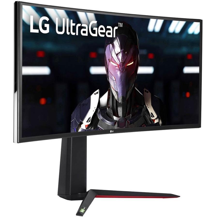 LG UltraGear 34GN85B-B 34" UW-QHD Curved Screen Gaming LCD Monitor - 21:9 - Matte Black